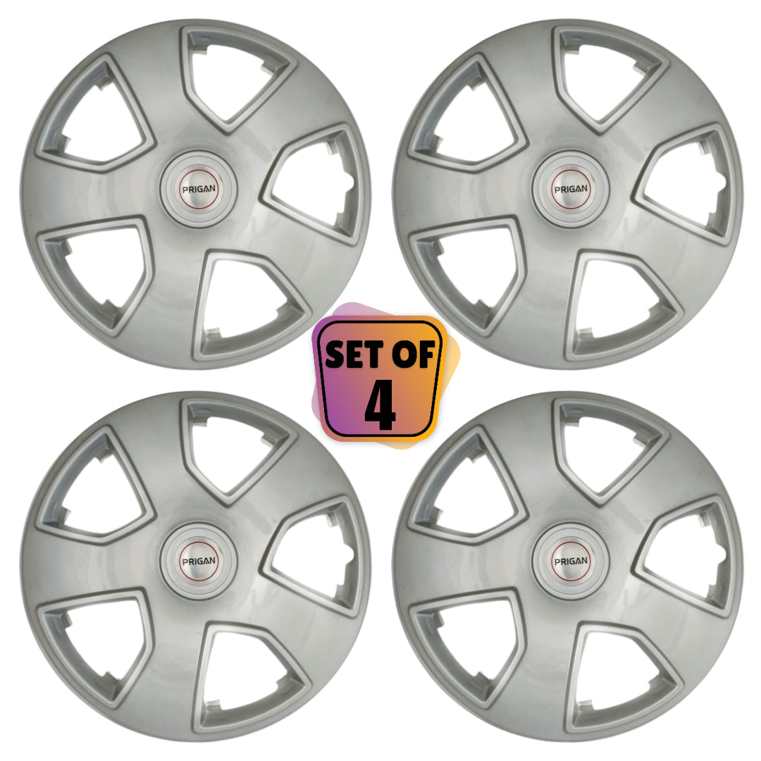 PRIGAN SCORPIO TYPE-1 SILVER 17 WHEEL COVER  (Set of 4)  AVAILABLE IN 17 INCH
