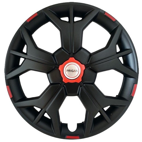 PRIGAN SHARP BLACK WHEEL COVER  (Set of 4)  AVAILABLE IN 12,13,14,15,16 INCH