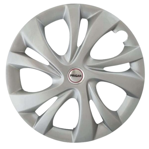 PRIGAN SWIFT-5 14 INCH SILVER WHEEL COVER  (Set of 4)  AVAILABLE IN 14 INCH