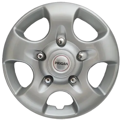 PRIGAN SCORPIO 15 INCH SILVER WHEEL COVER  (Set of 4)  AVAILABLE IN 15 INCH