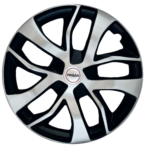 PRIGAN TERRANO SILVER BLACK WHEEL COVER  (Set of 4)  AVAILABLE IN 13,16 INCH