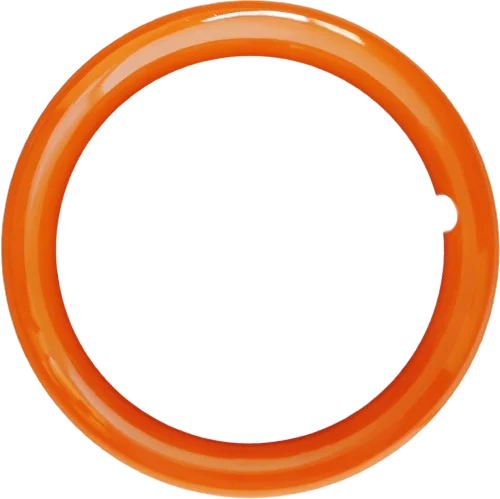 PRIGAN TRIM 14 INCH ORANGE WHEEL COVER  (Set of 4)  AVAILABLE IN 14 INCH