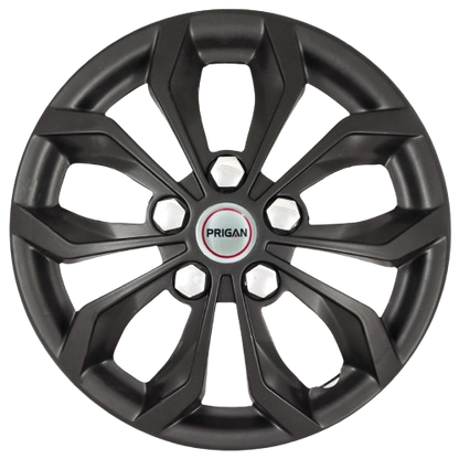 PRIGAN VISION BLACK WHEEL COVER  (Set of 4)  AVAILABLE IN 12,13,14,15,16 INCH