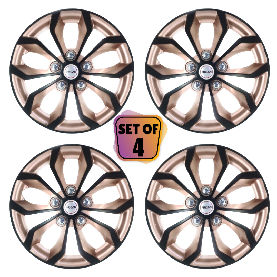 PRIGAN VISION BLACK COPPER WHEEL COVER  (Set of 4)  AVAILABLE IN 12,13,14,15,16 INCH