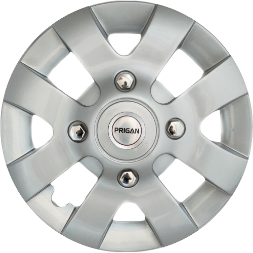 PRIGAN XYLO 15 INCH SILVER WHEEL COVER  (Set of 4)  AVAILABLE IN 15 INCH