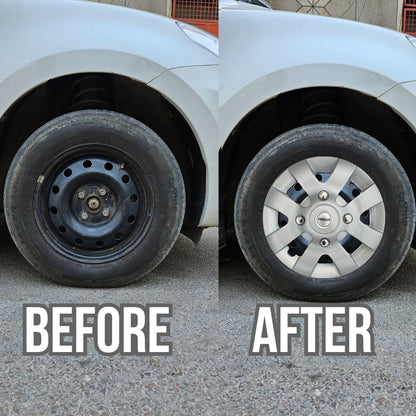 PRIGAN XYLO 15 INCH SILVER WHEEL COVER  (Set of 4)  AVAILABLE IN 15 INCH