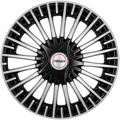 PRIGAN ACURA BLACK SILVER WHEEL COVER  (Set of 4)  AVAILABLE IN 14,15,16 INCH