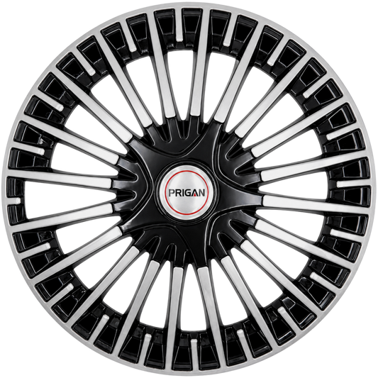 PRIGAN ACURA BLACK SILVER WHEEL COVER  (Set of 4)  AVAILABLE IN 14,15,16 INCH
