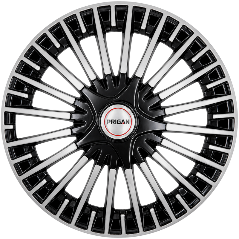 PRIGAN ACURA BLACK SILVER WHEEL COVER  (Set of 4)  AVAILABLE IN 14,15,16 INCH