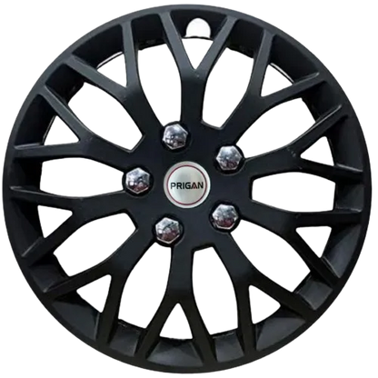 PRIGAN BEGIN BLACK WHEEL COVER  (Set of 4)  AVAILABLE IN 12,13,14 INCH