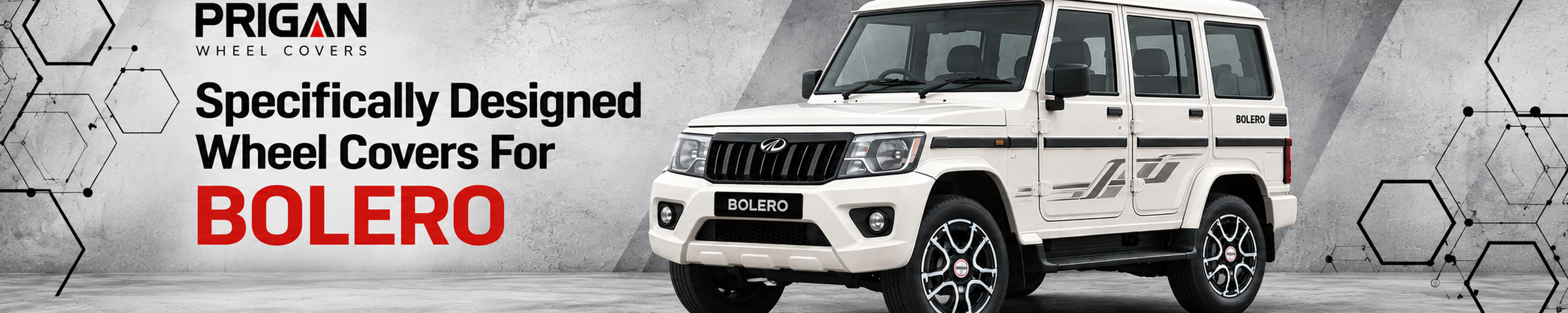 Specially Designed Wheel Covers for Bolero