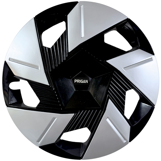 PRIGAN BE-EV 19 INCH SILVER BLACK WHEEL COVER SPECIALLY DESIGNED FOR 19 INCH STEEL RIMS (LIMITED STOCK)