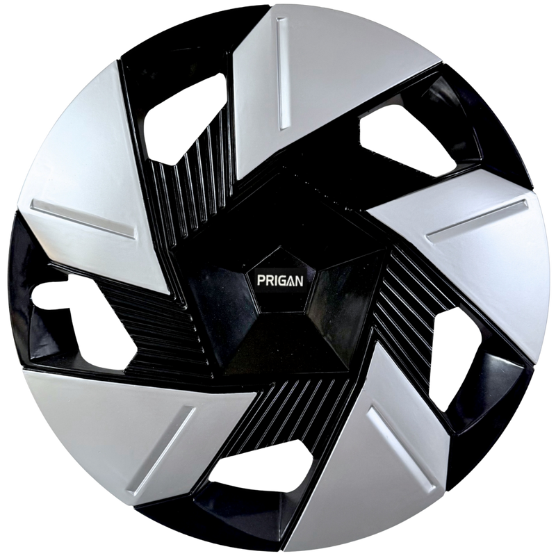 PRIGAN BE-EV 19 INCH SILVER BLACK WHEEL COVER SPECIALLY DESIGNED FOR 19 INCH STEEL RIMS (LIMITED STOCK)