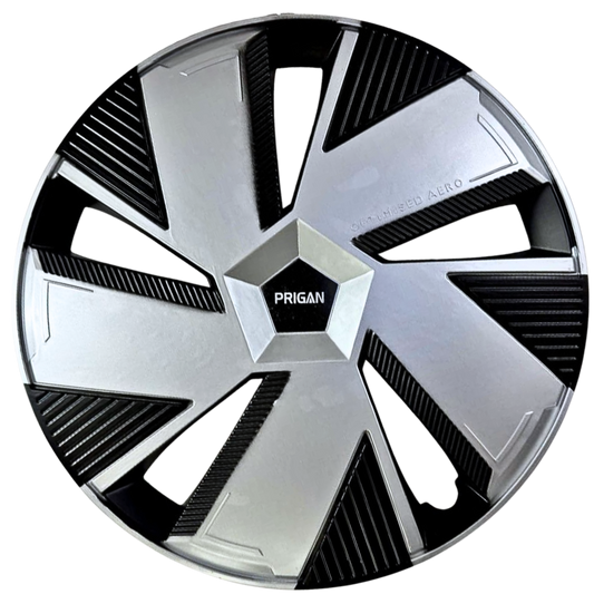 PRIGAN BE-EV / THAR T2 18 INCH SILVER BLACK WHEEL COVER SPECIALLY DESIGNED FOR 18 INCH STEEL RIMS (LIMITED STOCK)